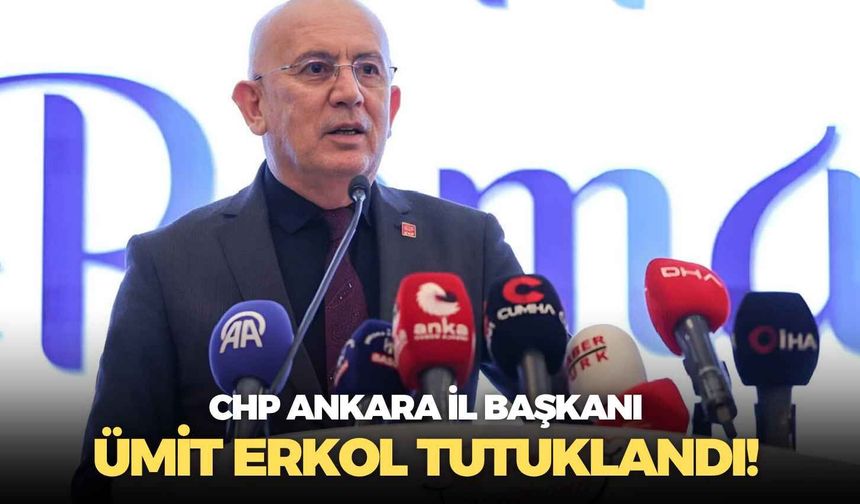 İzmir'deki İZBETON soruşturmasında yeni gelişme: CHP Ankara İl Başkanı Ümit Erkol tutuklandı!