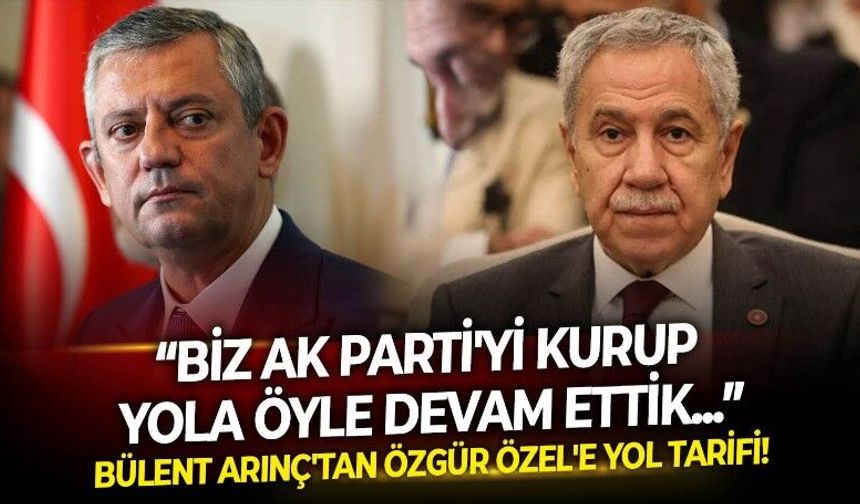 Bülent Arınç'tan mutlak butlan sonrası Özgür Özel'e yeni parti sinyali! Biz yola AK Parti'yle devam ettik!