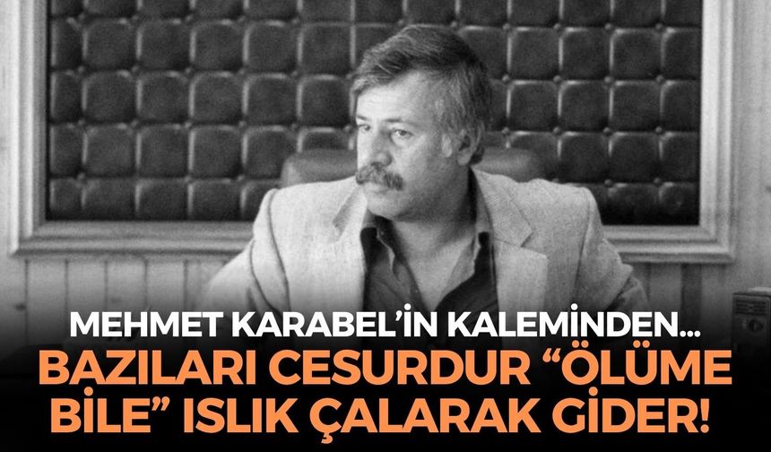 BAZILARI CESURDUR “ÖLÜME BİLE” ISLIK ÇALARAK GİDER!