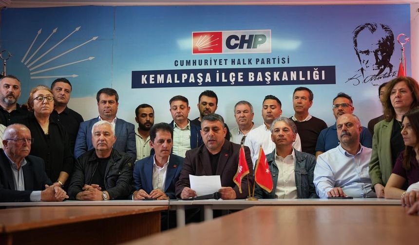 CHP Kemalpaşa'dan yargı kararına sert tepki: "Halkın sandıkta ortaya koyduğu iradeye müdahaledir"