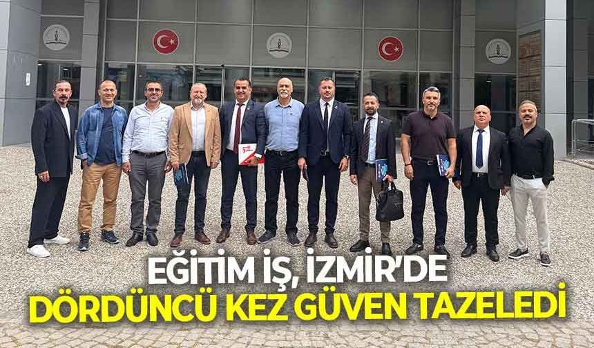 Eğitim İş, İzmir’de zirveyi bırakmadı: “Dördüncü kez yetkiliyiz!”