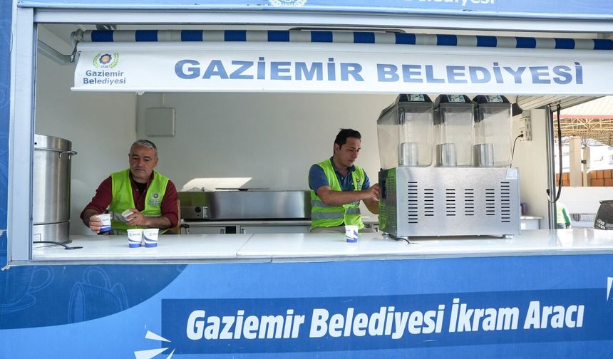 Gaziemir Belediyesi acılı günlerin yükünü alıyor: İki yılda bin 239 aileye taziye hizmeti