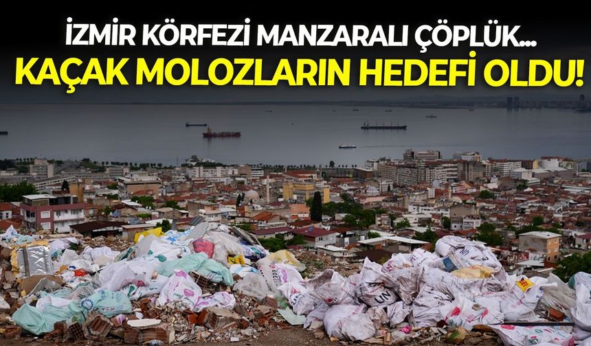 İzmir Konak'ta körfez manzaralı çöplüğe vatandaş isyan etti!