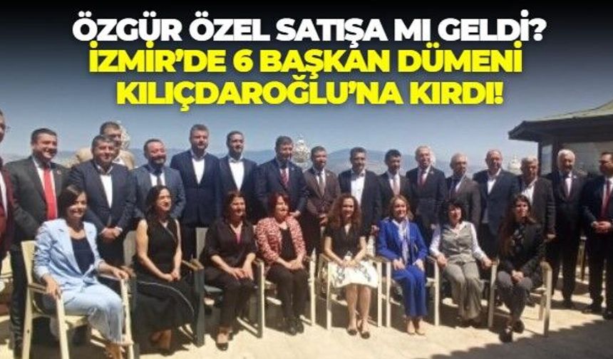 Kılıçdaroğlu'na destek için çok beklemediler! İzmir'den 6 belediye başkanından yanındayız telefonu!