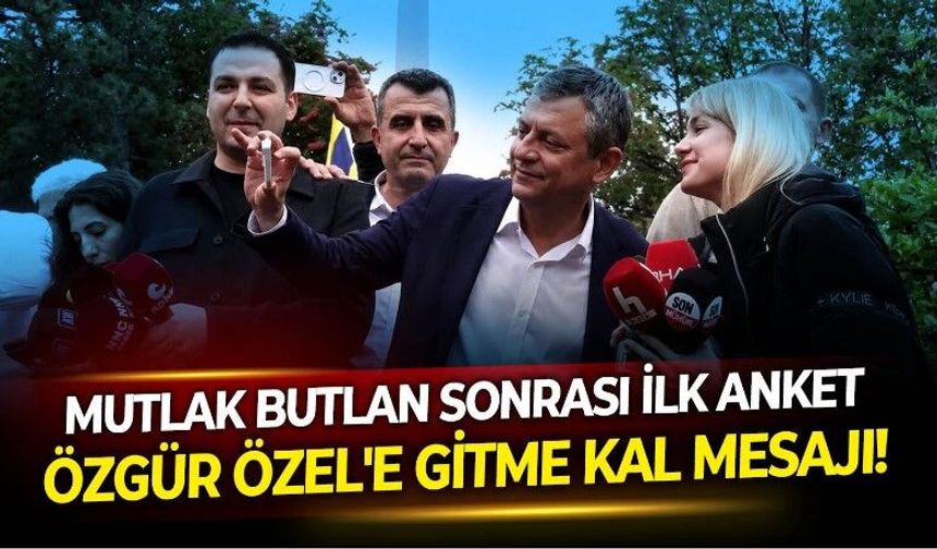 Mutlak butlan sonrası ilk anket ORC'den! CHP'li seçmenden yeni partiyle ilgili Özgür Özel'e ilginç mesaj