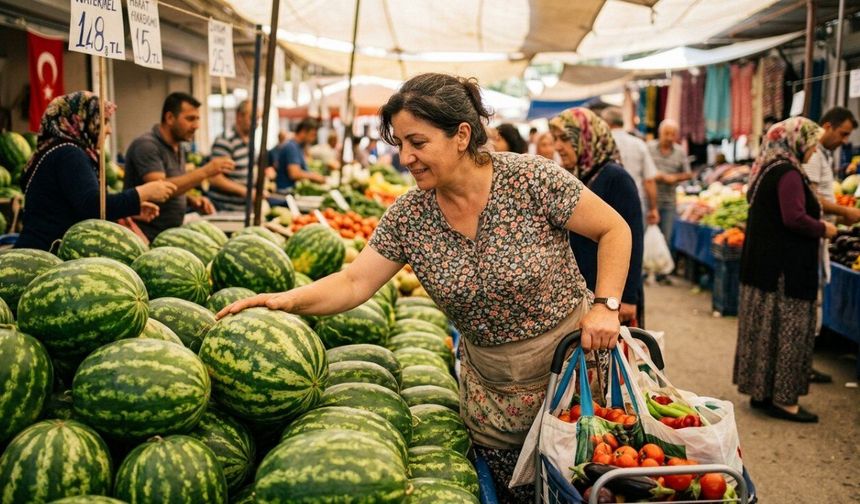 Pazarda iyi karpuz seçmenin şifresi çözüldü: Beyaz lekelere sakın kanmayın