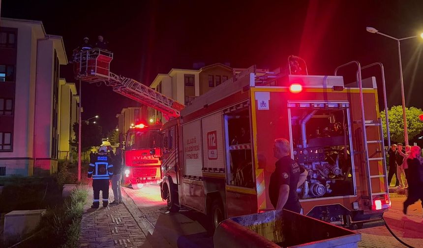 Sosyal konutlarda yangın paniği! Bodrum katında başladı, binayı duman kapladı