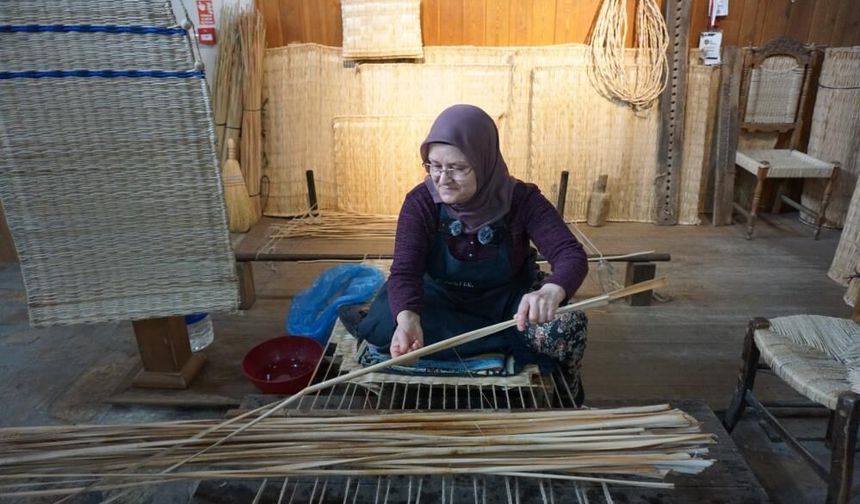 Hasırın son muhafızı: Tire'de yarım asırlık tezgahta plastiğe meydan okuyor!