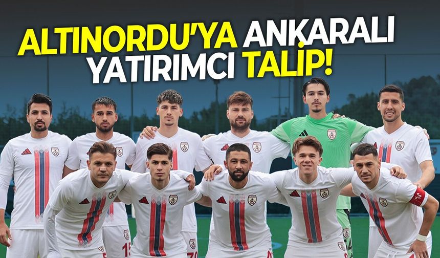 Altınordu’ya Ankaralı yatırımcı talip!