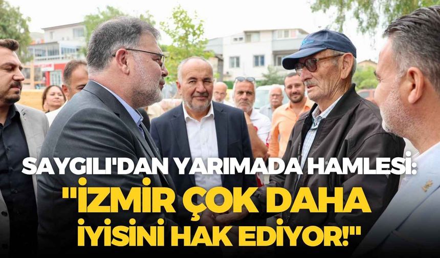 AK Partili Saygılı'dan Yarımada hamlesi: "İzmir çok daha iyisini hak ediyor!"