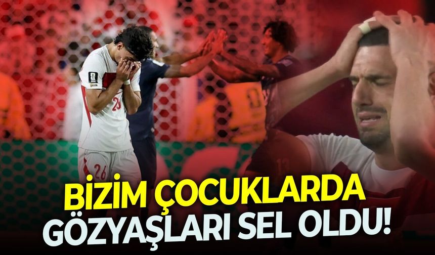Bizim çocuklarda gözyaşları sel oldu!