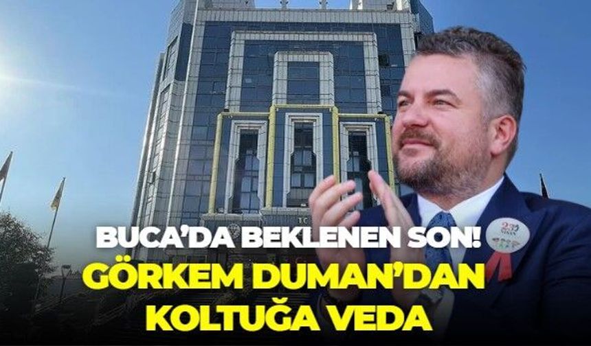 Buca'da beklenen adım! Tutuklanan Belediye Başkanı Görkem Duman görevden alındı