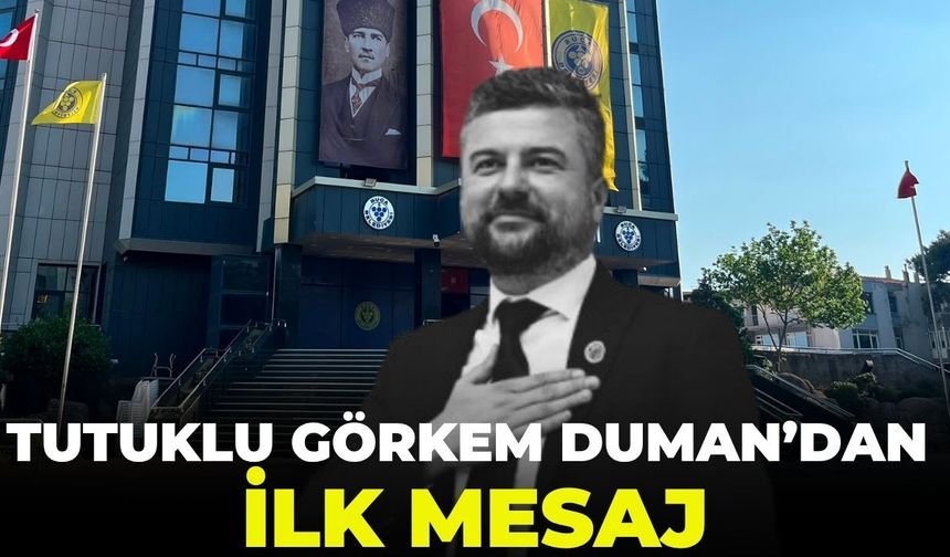 Tutuklu Görkem Duman'dan ilk mesaj: "Haram lokma boğazımdan geçmedi!"