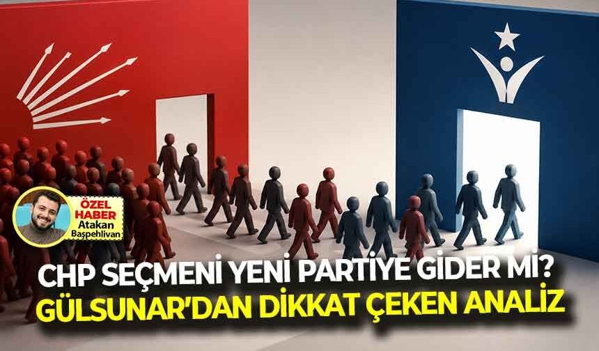 CHP seçmeni yeni partiye gider mi? Gülsunar’dan dikkat çeken analiz: “Temel motivasyon iktidar karşıtılığı”
