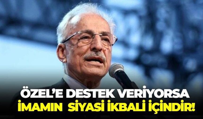 Murat Karayalçın'a İzmir'den tepki: Özgür Ozel'den yana tavrını dillendiriyorsa bilin ki imamın siyasi ikbali içindir!