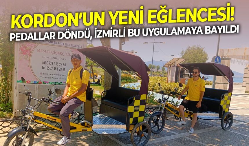 Kordon’un yeni eğlencesi! İzmirli bu uygulamaya bayıldı
