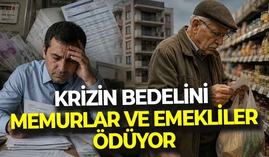 Kemer sıkmanın bedelini, memur ve emekli ödüyor!