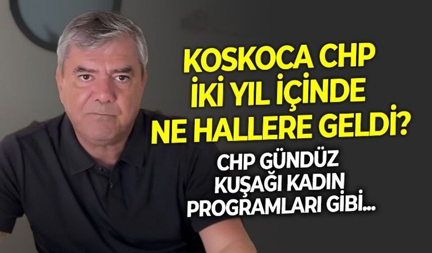 Yılmaz Özdil: İzmir ve Ankara'da CHP'li belediyelere yönelik operasyonlar devam edecek! Koskoca CHP ne hale geldi?