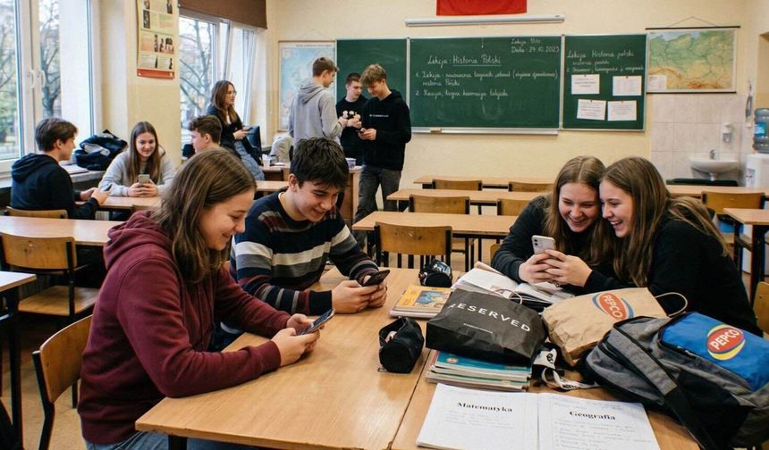 Polonya'dan okullarda telefon yasağı, akıllı saatler de listede