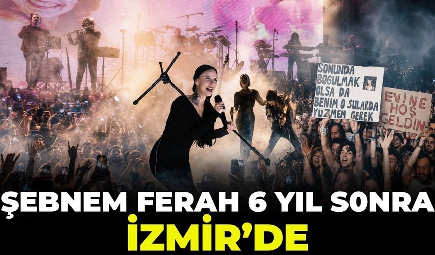 Biletleri saniyeler içinde tükenmişti! Şebnem Ferah yıllar sonra İzmir'de sahne aldı