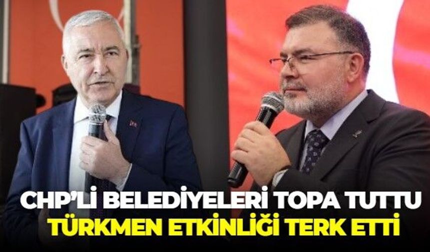 AK Parti İzmir İl Başkanı Bilal Saygılı CHP'li belediyeleri hedefe koydu, Başkan Mehmet Türkmen etkinliği terk etti