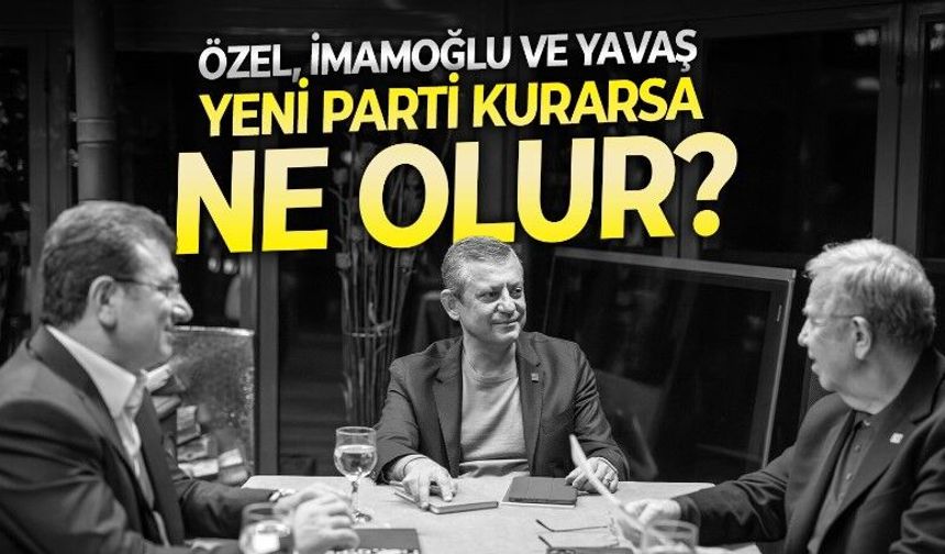 Gündemar araştırdı: Özgür Özel, Ekrem İmamoğlu ve Mansur Yavaş'lı yeni parti zirveye damga vurdu