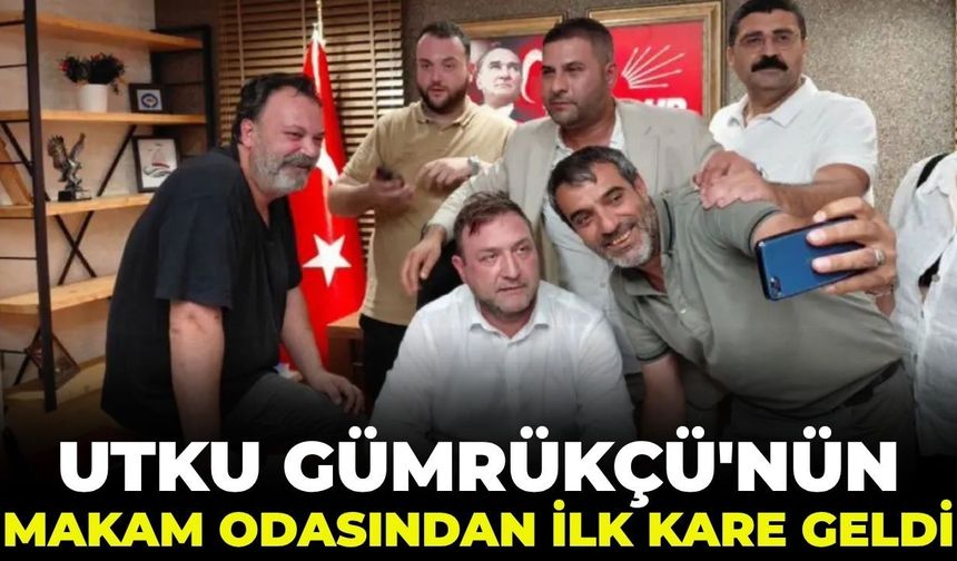 Utku Gümrükçü'nün makam odasından ilk kare geldi!  Özel'in tablosu kaldırıldı
