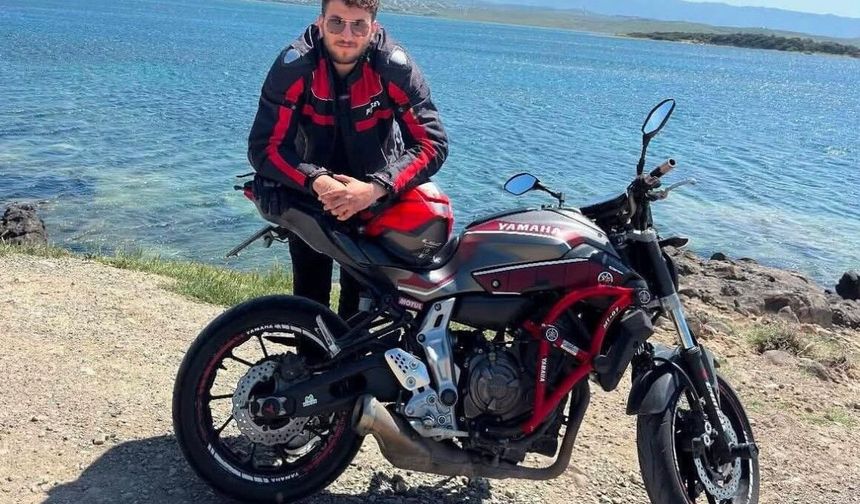 Aliağa'da genç motosiklet sürücüsünden acı haber! Mesleği şaşırttı...