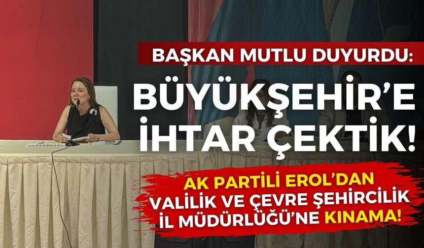 Konak'ta Başkan Mutlu duyurdu: Büyükşehir'e ihtar çektik!