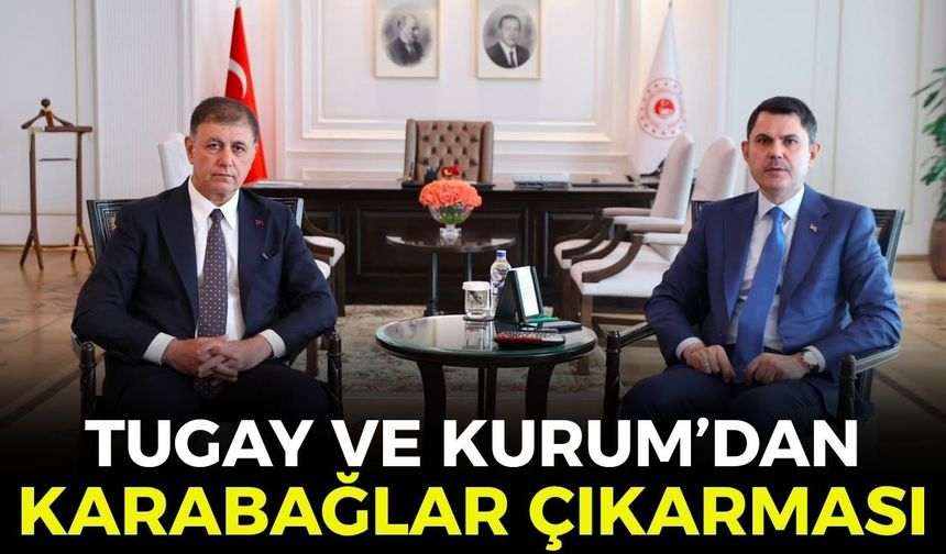 Karabağlar kentsel dönüşümü Ankara'da masaya yatırıldı! Tugay ve Kurum bir araya geldi