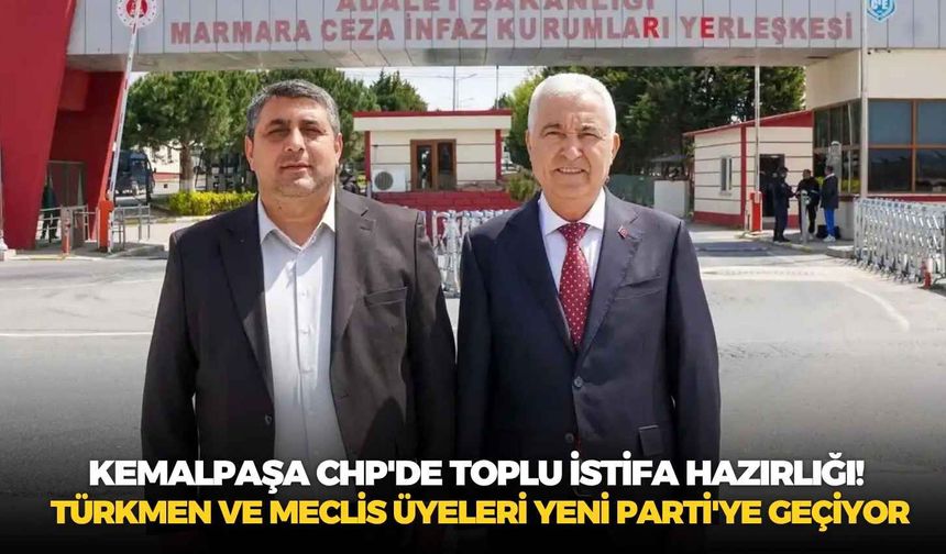 Kemalpaşa CHP'de toplu istifa hazırlığı! Belediye Başkanı Mehmet Türkmen ve meclis üyeleri Yeni Parti'ye geçiyor