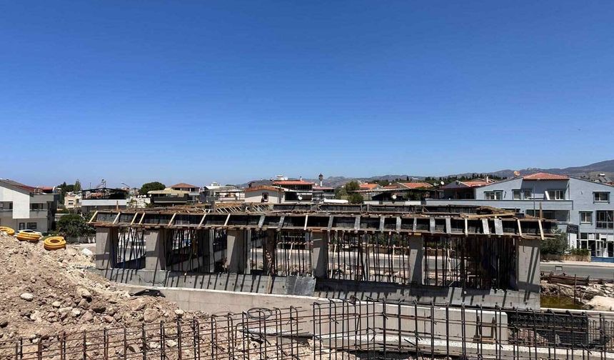 Dikili'nin yeni itfaiye istasyonu yükseliyor! İşte projede son durum