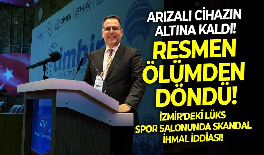 İzmir’deki lüks spor salonunda skandal ihmal iddiası! Arızalı cihazın altına kaldı, resmen ölümden döndü