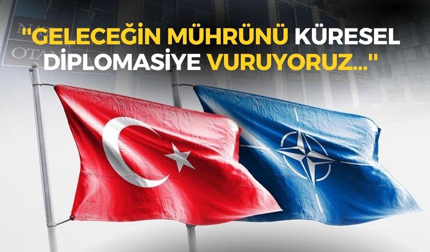 İletişim Başkanlığı'ndan NATO zirvesi paylaşımı: ''Geleceğin mührünü küresel diplomasiye vuruyoruz...''