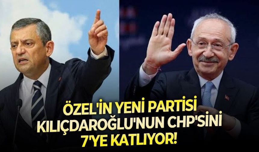 Metropoll'e göre bu iş çoktan bitmiş! Özgür Özel'in yeni partisi Kılıçdaroğlu'nun CHP'sini yediye katlıyor!
