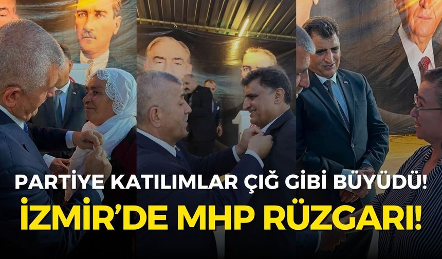 İzmir’de MHP rüzgarı esiyor: Partiye katılımlar çığ gibi büyüdü!