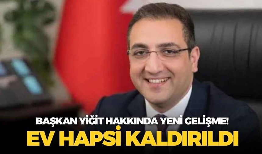 Balçova Belediye Başkanı Onur Yiğit hakkında yeni gelişme! Ev hapsi kaldırıldı