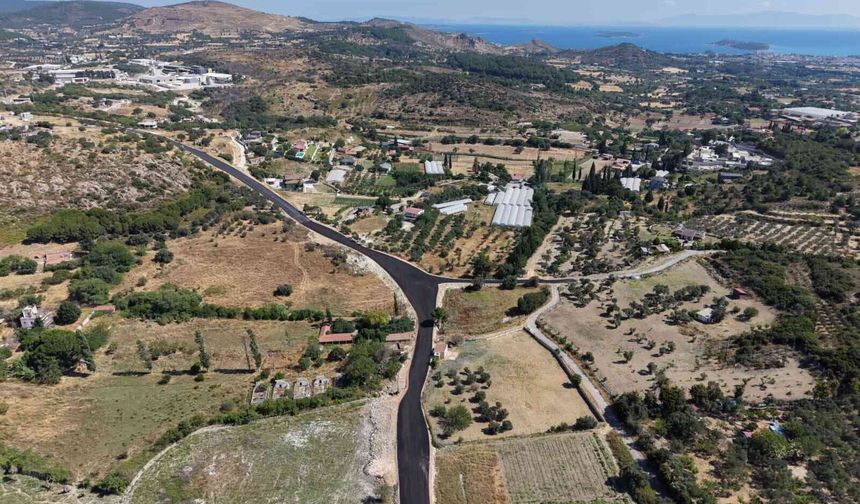 Urla'da trafik yükünü azaltacak yeni güzergah açıldı!