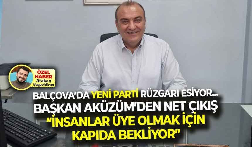 Balçova’da YENİ Parti rüzgarı esiyor... Başkan Aküzüm, yoğun ilgiyi anlattı: “İnsanlar üye olmak için kapıda bekliyor!”