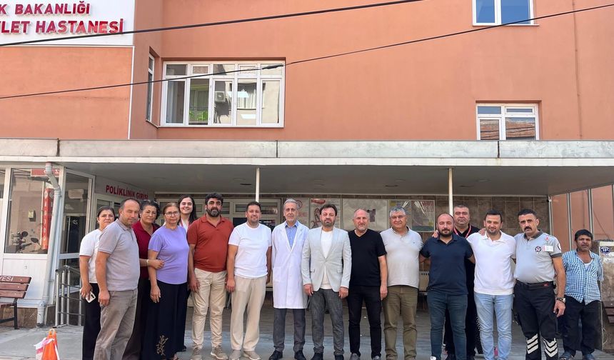 Bayındır Devlet Hastanesi’nin Yeni Başhekimi Asmasarı’ya AK Parti’den ziyaret