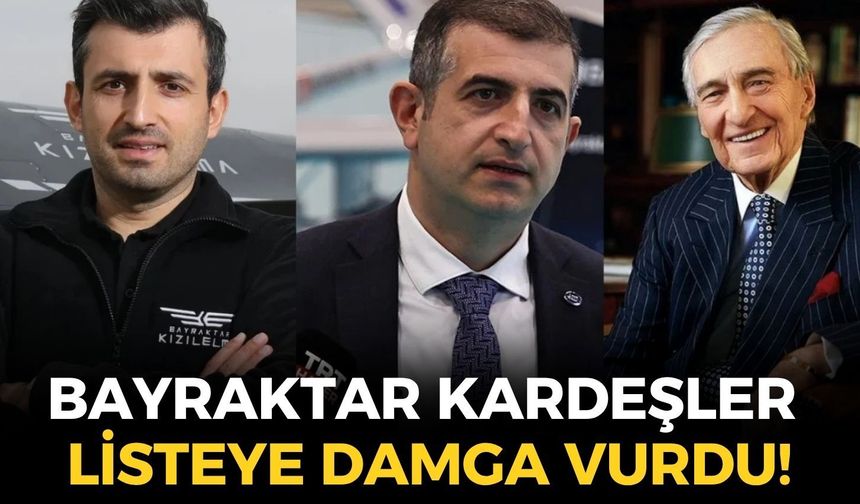 Bayraktar kardeşler listeye damga vurdu: Türkiye’nin vergi şampiyonları belli oldu!