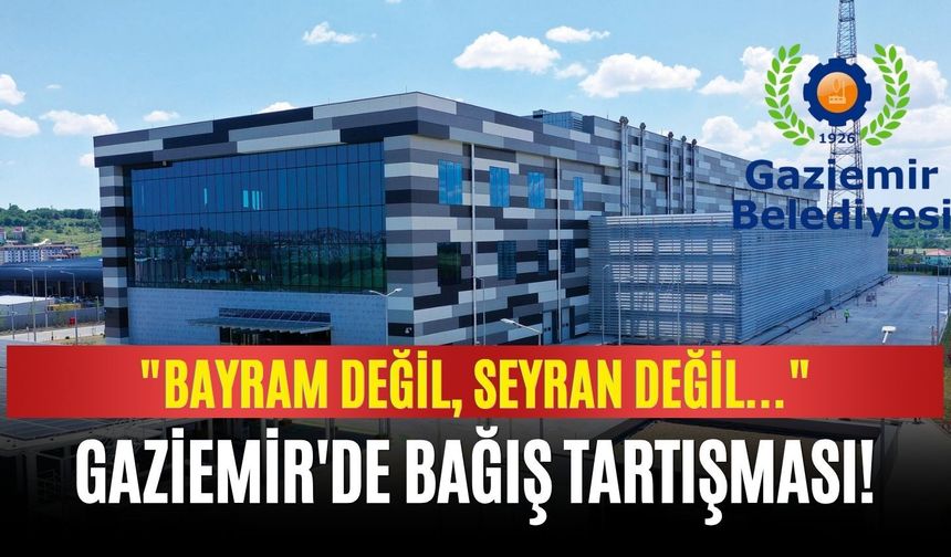 Gaziemir Meclisinde dikkat çeken iddia! "Bağışın karşılığında ne var?"
