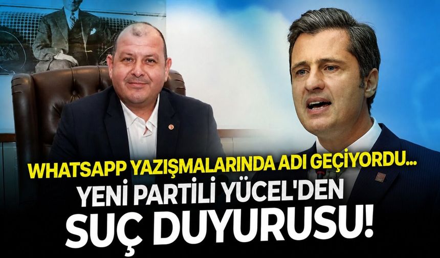 SON DAKİKA Menderes Belediye Başkanı İlkay Çiçek'in WhatsApp yazışmalarında adı geçiyordu... YENİ Partili Yücel'den suç duyurusu!