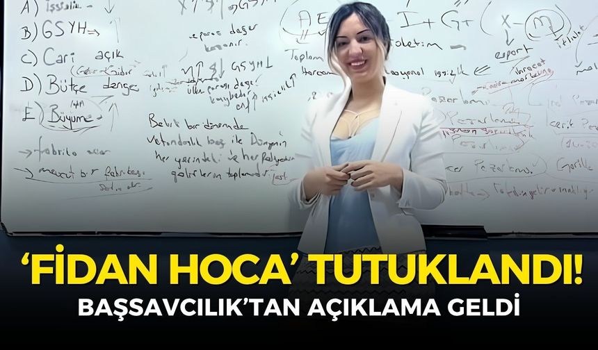 Fidan Atalay tutuklandı: Ankara Cumhuriyet Başsavcılığı'ndan açıklama
