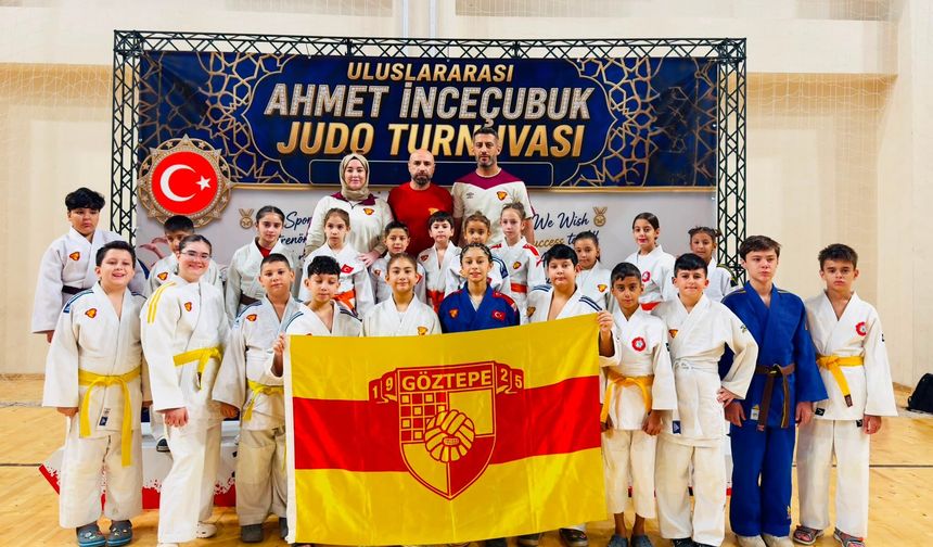 Göztepe judoda Çankırı'da 8 madalya kazandı!