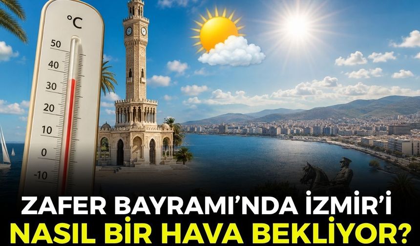 Zafer Bayramı’nda İzmir’i nasıl bir hava bekliyor? 30 Ağustos 2026