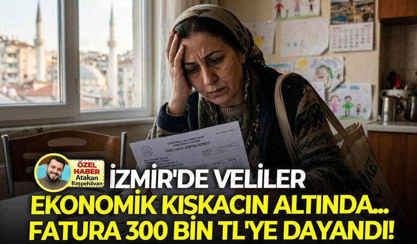 İzmir'de veliler ekonomik kıskacın altında... Fatura 300 bin TL'ye dayandı!