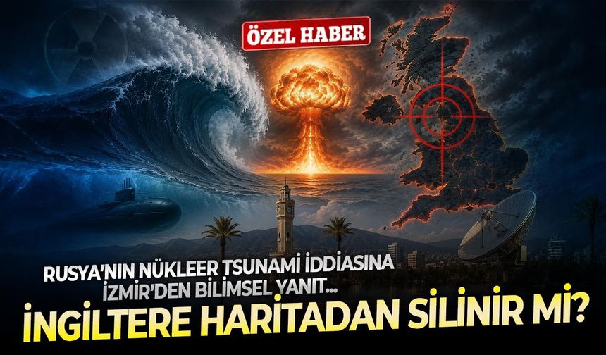 İngiltere haritadan silinir mi? Rusya’nın nükleer tsunami iddiasına, İzmir’den bilimsel yanıt...