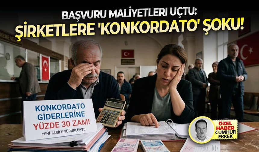 Başvuru maliyetleri uçtu: Şirketlere 'konkordato' şoku!