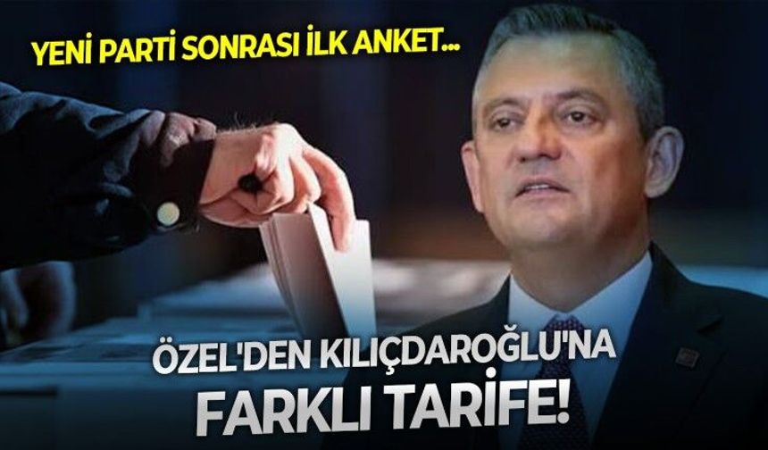 Yeni Parti'nin kuruluşu sonrası ilk anket ORC'den: CHP oylarının üçte ikisi Özgür Özel'e, üçte biri Kılıçdaroğlu'na